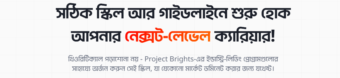 Project Brights banner