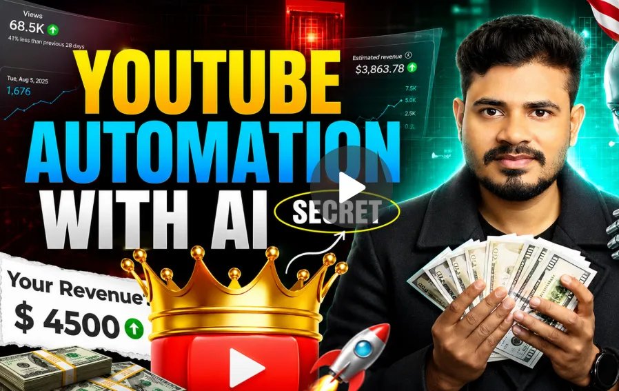 YouTube Automation with AI: Earn $2000/Month in Passive Income