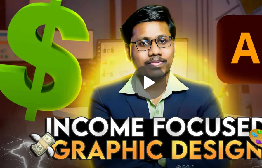 Income Focused Graphic Design Masterclass for Everyone